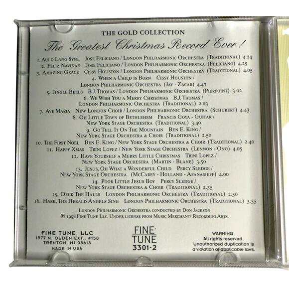 The Greatest Christmas Record Ever! – Gold Collection 1998 Fine Tune CD Holiday - Picture 6 of 7